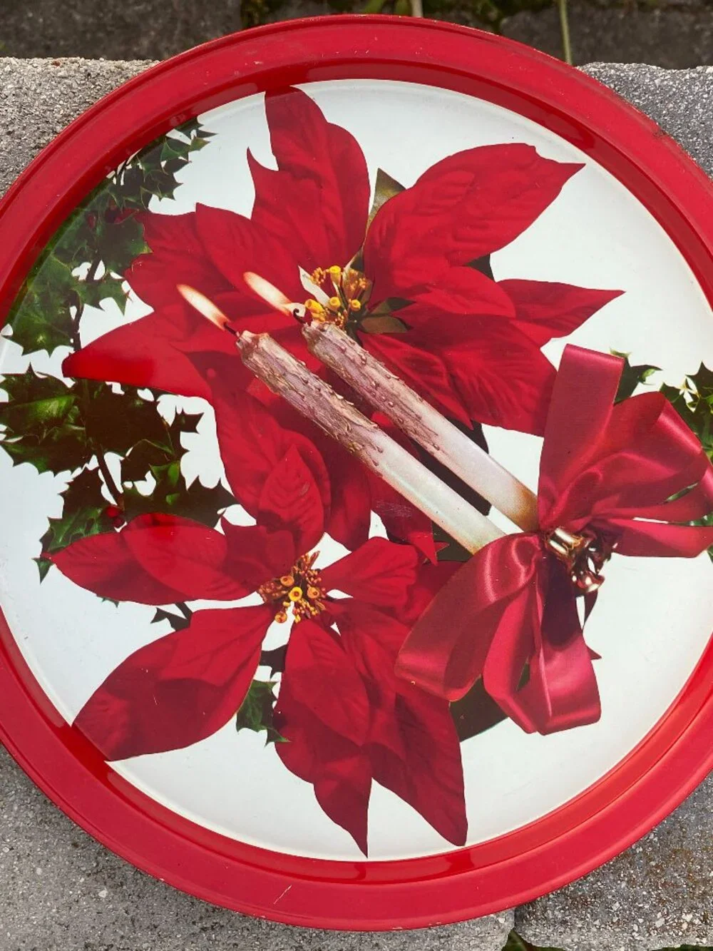Poinsettia Plate